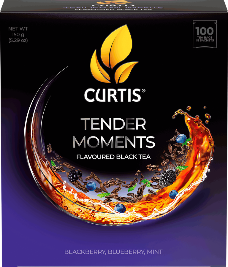 Чай черный CURTIS Tender Moments, 100саш