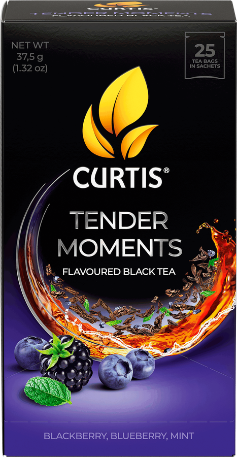Чай черный CURTIS Tender Moments арома, 25пак