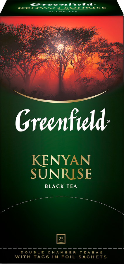 Чай черный GREENFIELD Kenyan Sunrise, 25пак