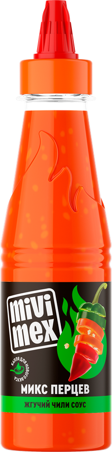Соус овощной MIVIMEX Жгучий чили Микс перцев, 200г