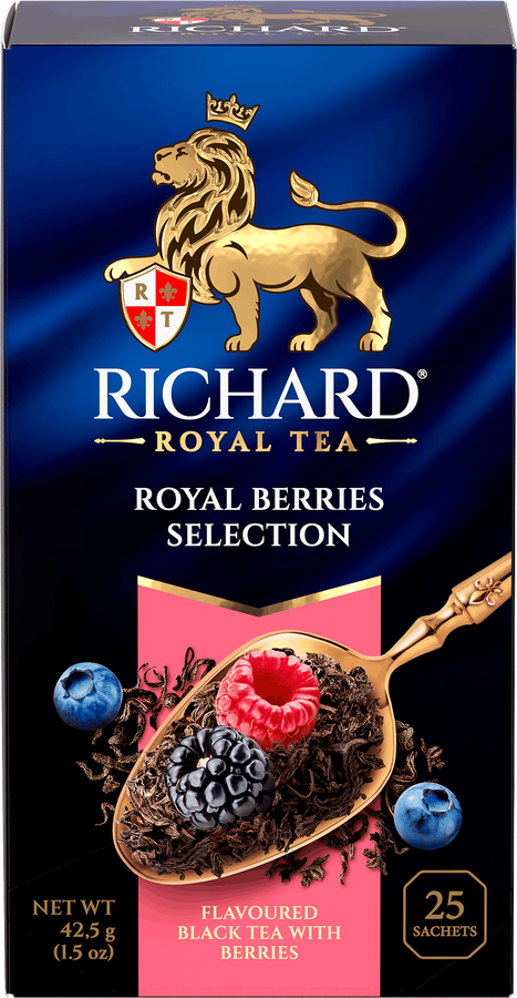 Чай черный RICHARD Royal Berries Selection арома, 25пак