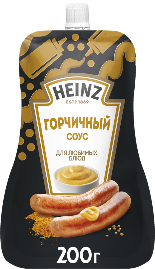 Соус HEINZ Горчичный, на основе растительных масел, 200г