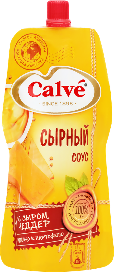 Соус CALVE Сырный, на основе растительных масел 25%, 230г