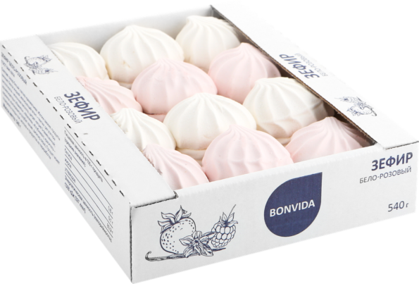 Зефир BONVIDA бело-розовый, 540г - 8E4594D9 5125 4497 Ad3E E9178Da330A8