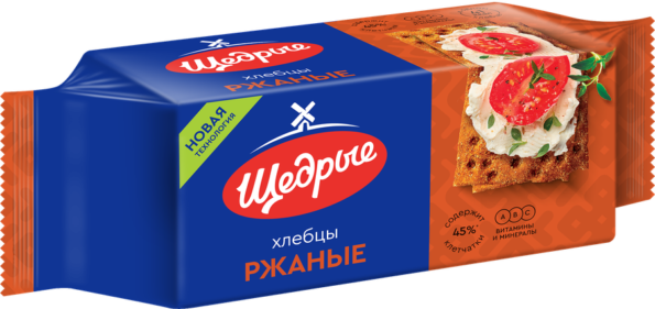 Хлебцы ржаные ЩЕДРЫЕ, 100г - 9Da47De3 9C8F 4372 B2E1 5Ba04912Cf14