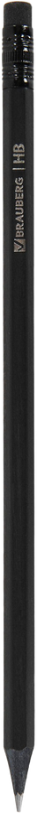 Набор чернографитных карандашей BRAUBERG Black Jack НВ, Арт. 180608, 6шт - Aecaf12E 32E3 449F 8368 B1C60D4Dffb6